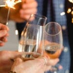 Champagne celebration