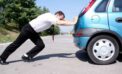 stalled car Ontario cutting its license plate sticker fees